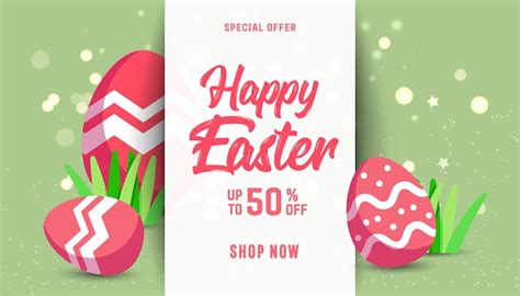 Premium Vector Easter Background With Modern Colorful Eggs