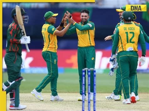 Sa Vs Ban T20 World Cup 2024 Keshav Maharaj Shines As South Africa Beat Bangladesh By 4 Runs