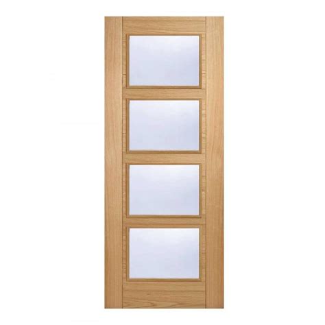 Lpd Doors Pre Finished Oak Vancouver Glazed Internal Fire Door Doors