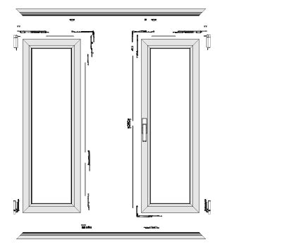 Double Sash Tilt Turn Kit Uzay Building Material Trading Llc