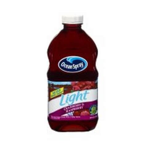 Ocean Spray Light Cran Raspberry Juice Drink 64 Oz Pack Of 18 18