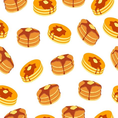 Buttery Pancakes Fabric White
