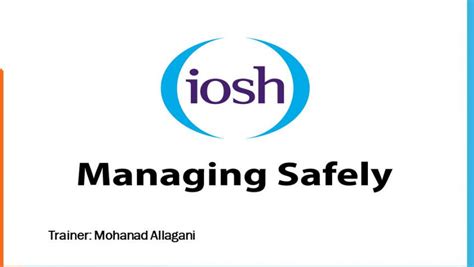 Iosh Managing Safely