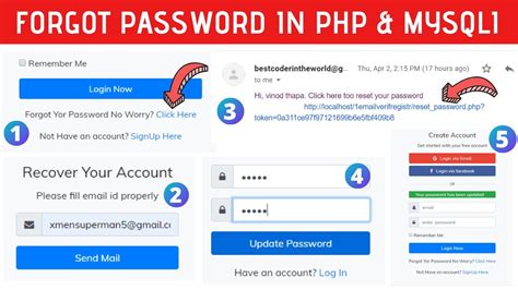 Forgot Password Recovery By Email In Login System Using PHP And MySQLi