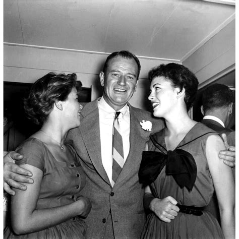 John Wayne with his daughters Antonia and Melinda Photo Print (8 x 10 ...