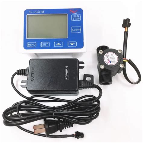 Flow Sensor Meter Display Zj Lcd M Controller For Total Flow Volume