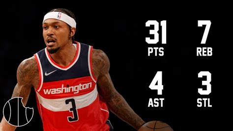 Bradley Beal Highlights Wizards Vs Pacers 28th Oct 2022 Youtube