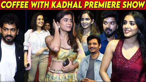 Coffee With Kadhal Premiere Show Yuvan Jai Srikanth Jiiva Sundar C DD