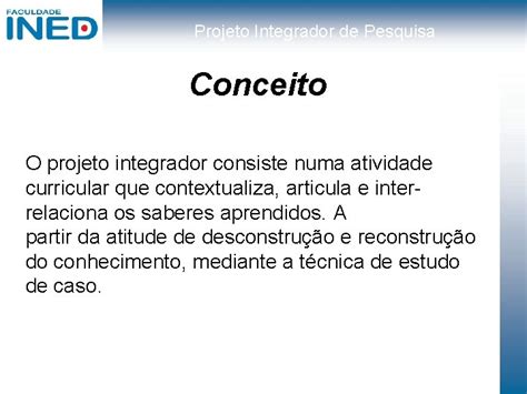 Projeto Integrador De Pesquisa Pip Projeto Integrador De