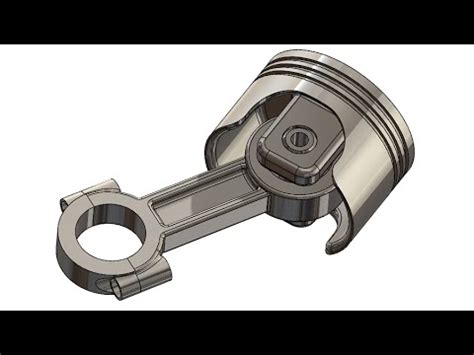 SolidWorks A Tutorial 168 Piston Assembly YouTube