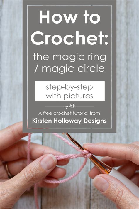 How To Crochet The Magic Ring Magic Circle Tutorial With Pictures