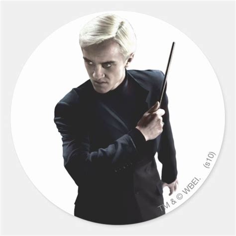 Draco Malfoy 3 Classic Round Sticker