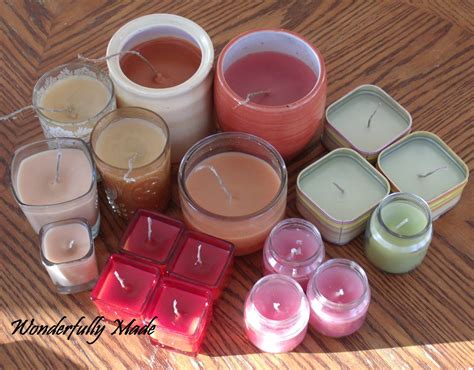 Homemade Scented Candles Je Or Facebook Wonderfully Made