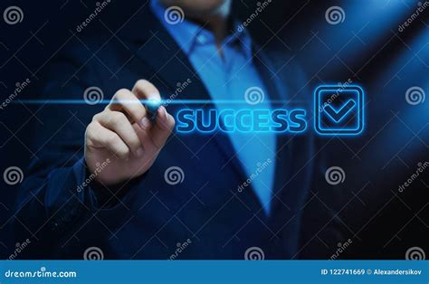 Success Achievement Positive Result Business Finance Concept Stock