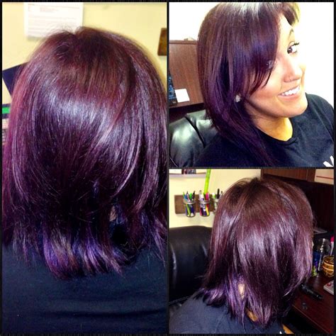 Red Violet Hair Color Matrix