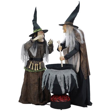 Deluxe Animated Witch Cauldron Duo Costco Australia