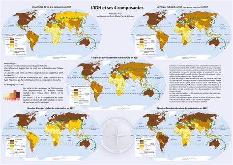 Mesurer Le D Veloppement La Carte De L Idh Cartolyc E Carte