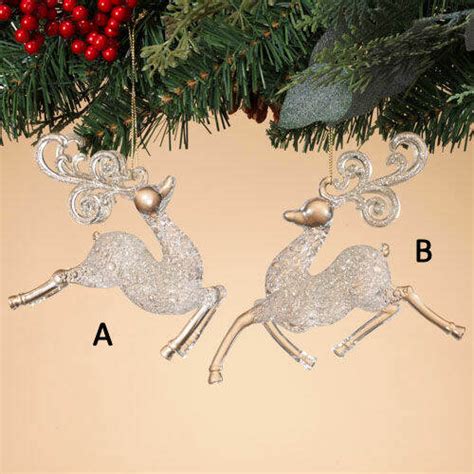 Clear Reindeer Ornament Item 431240 The Christmas Mouse