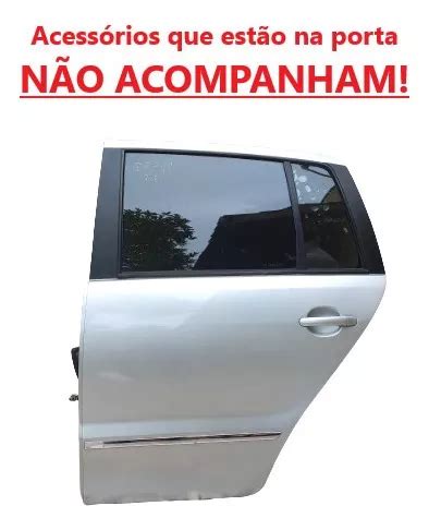 Porta Spacefox 2011 Á 2014 Traseira Esquerda Original Vw Frete grátis