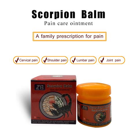 Chinese Medicine Rheumatism Ointment Scorpion Venom Analgesic Cream