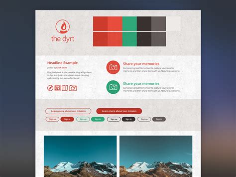 The Dyrt Style Guide By Matt Richards On Dribbble