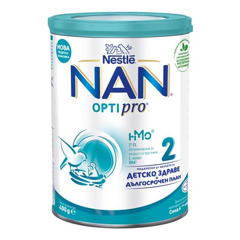 Nestle Nan 2 Optipro Адаптирано мляко 400 g - Аптеки 36.6