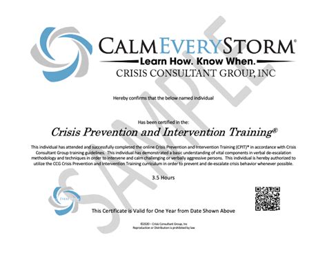 Crisis Prevention Intervention Training Online Certification | Near Me ...