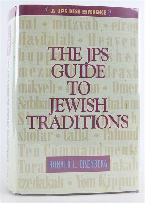 The Jps Guide To Jewish Traditions A Jps Desk Reference