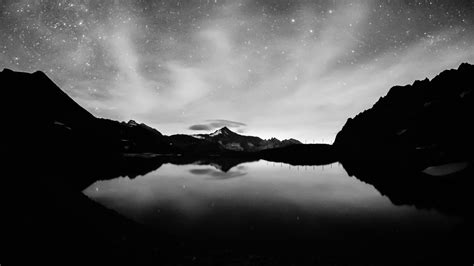 X Lake Nature Night Reflection Laptop Full Hd