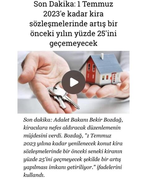 KİRA ARTIŞLARI BİR ÖNCEKİ YILIN 25 İNİ GEÇMEYECEK OLMASI HK SMMM