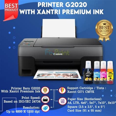 Jual Infus Pabrik Printer Canon Pixma G2020 G 2020 Print Scan Copy