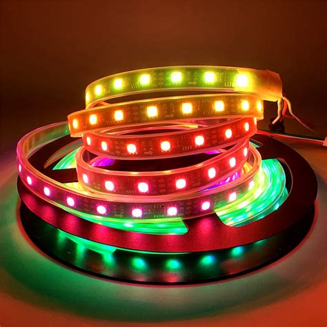 Dc V Ws Led Pixel Strip Leds M Smart Led Pixel Tape Ribbon