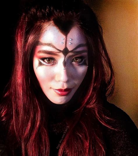 Star Wars Inspired Makeup Half Sith Star Wars Makeup Sith Makeup Makeup Inspiration