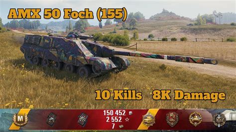 Amx Foch One Shot One Kill Kills K Damage World Of