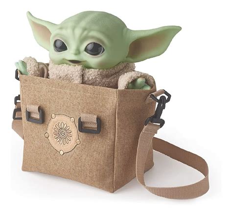 Baby Yoda De 30cm Con Sonidos Y Bolso En Stock Mercado Libre