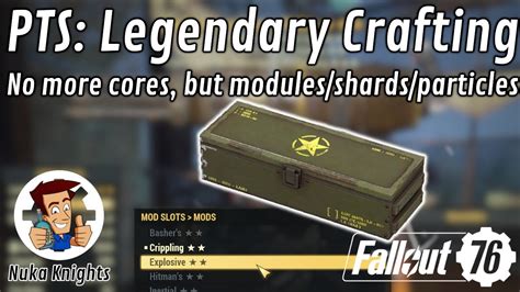 Fallout 76 Pts New Legendary Crafting System With Shards Particles