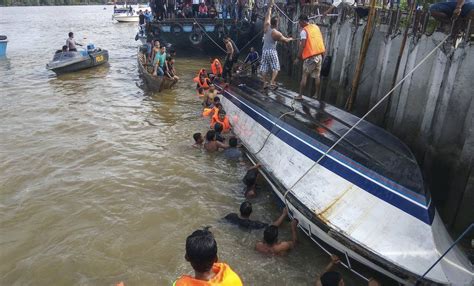 Indonesia Boat Carrying Dozens Of People Capsizes Killing Eight Bbc News