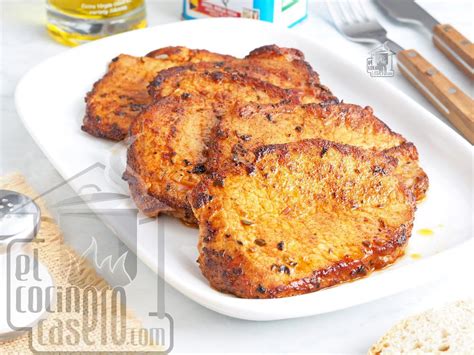 lomo de cerdo adobado carnes el cocinero casero