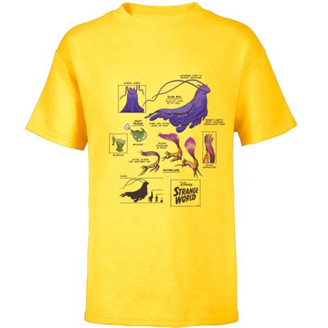 Disney Strange World Strange Creatures - Short Sleeve T-Shirt for Kids