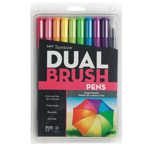 Tombow Dual Brush Calligraphy Pen Set Bright 10 Pack by Tombow | Gifts | www.chapters.indigo.ca