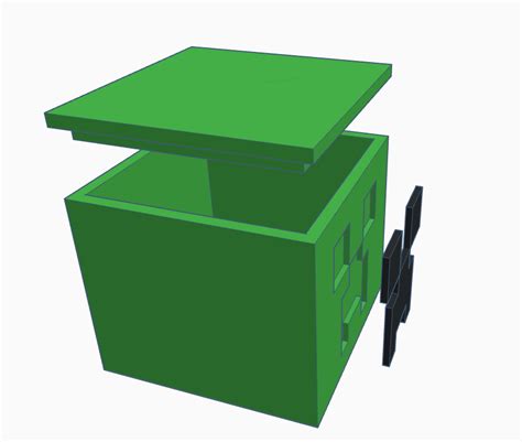 3d File Minecraft Creeper Head Creeper Box Keeper・model To Download And 3d Print・cults