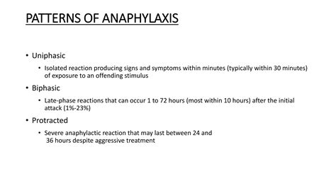 Anaphylactic Shock Ppt