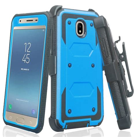 Samsung Galaxy J7 2018 J7v 2nd Gen J7 Star J7 Refine Case Built In Screen Protector Heavy