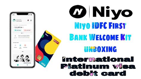 Niyo IDFC First Bank Welcome Kit Unboxing Niyo Global International