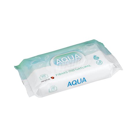 Deliplus Toallitas Humedas Bebe Aqua Paquete 60 U