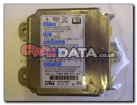 HONDA CIVIC 77960 SMR E011 M1 Airbag Module Reset And Repair