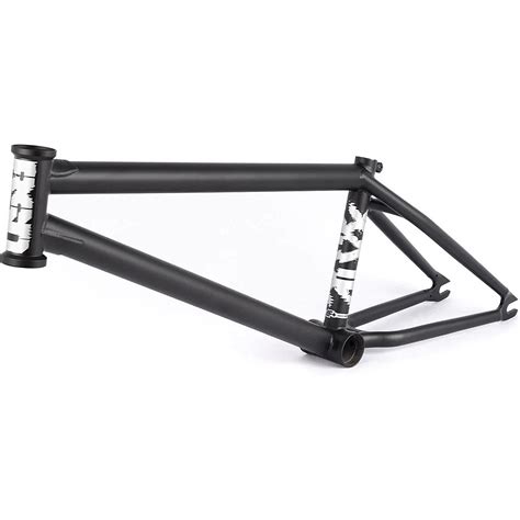 Cadre Bmx Alvx Af Noir Plat En Crmo G Om Trie Avanc E