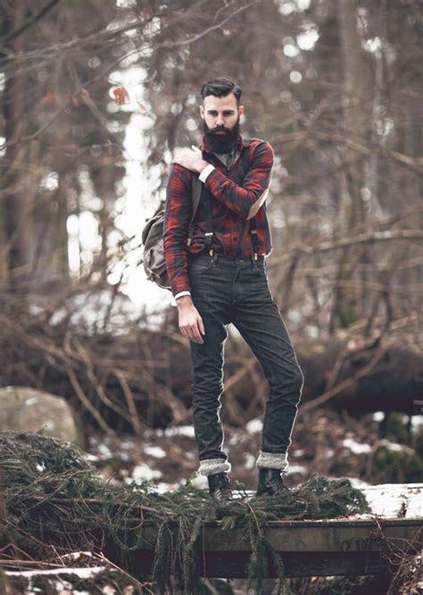 Patrik Jonasson Mens Fashion Rugged Lumberjack Style Mens Fashion