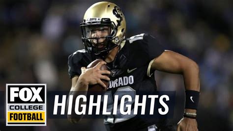 Colorado Vs UCLA FOX COLLEGE FOOTBALL HIGHLIGHTS YouTube