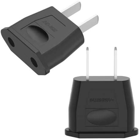 Oliveria 2 Stück Reiseadapter EU to US Adapter Adapter USA